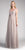 Cinderella Divine - ET320 Sleeveless Pleated Top A-Line Gown In Brown and Neutral