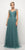 Cinderella Divine - ET320 Sleeveless Pleated Tulle A Line Gown In Blue and Green