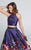Ellie Wilde - EW117005 Gown in Purple and Multi-Color
