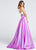 Ellie Wilde - EW117013 Gown in Purple and Multi-Color
