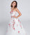 Ellie Wilde - EW117027 Gown in White and Red