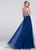 Ellie Wilde - EW117031 Gown in White and Blue