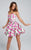Ellie Wilde - EW117036 Dress in Pink and Multi-Color
