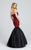 Ellie Wilde - EW117043 Gown in Red and Black