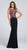 Ellie Wilde - EW117054 Dress in Black and Multi-Color