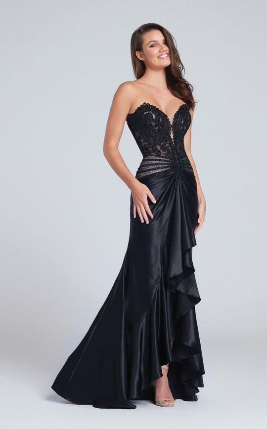 Ellie Wilde - EW117105 Dress in Black and Neutral