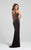 Ellie Wilde - EW117111 Gown in Black and Brown