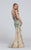 Ellie Wilde - EW117132 Gown in Green and Neutral