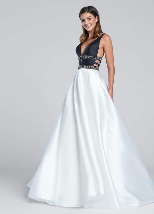 Ellie Wilde - Gown EW117144 in Black and White