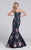Ellie Wilde - EW117149 Gown in Black and Multi-Color
