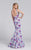 Ellie Wilde - EW117150 Gown in White and Multi-Color