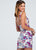 Ellie Wilde - EW117151 Dress in White and Multi-Color