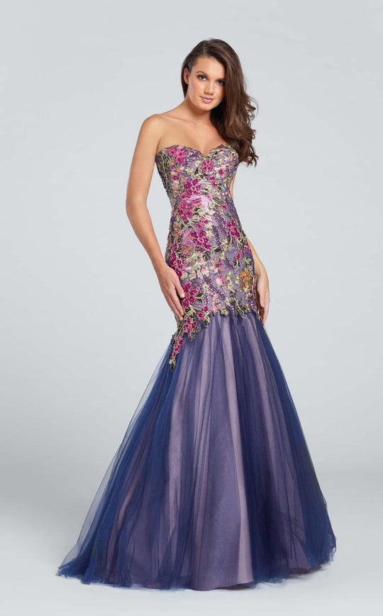 Ellie Wilde - EW117152 Gown in Multi-Color
