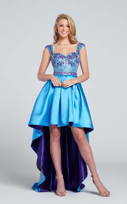 Ellie Wilde - EW117164 Gown in Blue and Purple