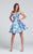 Ellie Wilde - EW117169 Dress in White and Multi-Color
