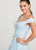 Ellie Wilde - EW119009 Embroidered Off-Shoulder Gown In Blue