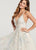 Ellie Wilde - EW119010 Pastel Floral Lace Appliqued A-Line Gown In White