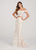 Ellie Wilde - EW119016 Sequin Lace Off-Shoulder Mermaid Gown In White