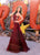 Ellie Wilde - EW119025 Sequin Lace Embellished Sleeveless Trumpet Gown In Red