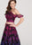 Ellie Wilde - EW119055 Two Piece Ombre Embroidered Lace A-line Dress In Black and Multi-Color
