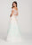 Ellie Wilde - EW119057 Two Piece Embroidered Lace A-line Dress In White and Multi-Color