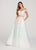 Ellie Wilde - EW119057 Two Piece Embroidered Lace A-line Dress In White and Multi-Color