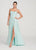 Ellie Wilde - EW119060 Sequined High Slit A-Line Gown