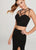 Ellie Wilde - EW119152 Two Piece Criss Cross Neck Trumpet Dress In Black