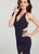 Ellie Wilde - EW119159 Sexy Cutout Back Sleeveless V Neck Long Dress In Black and Blue