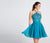 Ellie Wilde - EW21750S Beaded Halter Neck A-Line Dress in Green