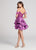 Ellie Wilde - EW21833S Draped Corset Tiered A-Line Dress