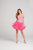 Ellie Wilde - EW21857S Off Shoulder Lace and Tulle Cocktail Dress In Pink