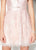 Ellie Wilde - EW21914S V Neck Mikado Lace Tulle Sequin Cocktail Dress In Pink