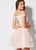 Ellie Wilde - EW21919S Off-shoulder Sweetheart Glittery Two-Piece In Pink