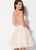 Ellie Wilde - EW21924S Halter Neck Lace-Up Back Cocktail Dress