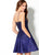 Ellie Wilde - EW21932S Sweetheart Neckline Beaded Cocktail Dress In Blue