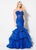 Ellie Wilde - EW21965 Strapless Sweetheart Embellished Mermaid Gown In Blue
