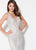 Ellie Wilde - EW21969 Bead Embellished Plunging V-Neck Dress