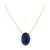 Tresor Collection - Labradorite Smooth Oval Necklace In 18k Yellow Gold
