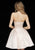 Sherri Hill - 51390 Strapless Satin Short A Line Dress In Neutral