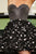 Blush - Strapless Sequined Ruffled Cocktail Dress 9296 In Black