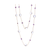 Tresor Collection - Rainbow Moonstone & Gemstone Long Necklace In 18k Calcidony