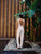 Wilderly Bride by Allure Bridals - F140 V Neck Lace Bridal Jumpsuit In White
