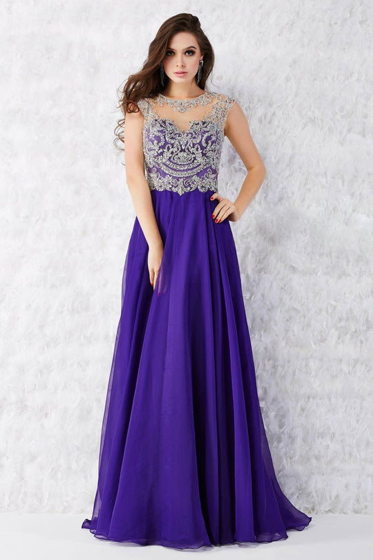 ANGELA AND ALISON - 52050 DRESS IN MAJESTIC PURPLE