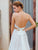 Wilderly Bride by Allure Bridals - F160 Wrap Tie Back Wedding Dress In Neutral and White
