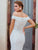 Wilderly Bride by Allure Bridals - F161 Lace Off-Shoulder Trumpet Gown In White and Neutral