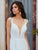 Wilderly Bride by Allure Bridals - F162 Lace Deep V-neck A-line Gown In White and Neutral