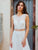 Wilderly Bride by Allure Bridals - F163 Lace Jewel Neck Jumpsuit In White and Neutral