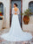 Wilderly Bride by Allure Bridals - F170 Lace Vneck Chiffon A-line Gown In White and Neutral