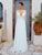 Wilderly Bride by Allure Bridals - F170 Lace Vneck Chiffon A-line Gown In White and Neutral